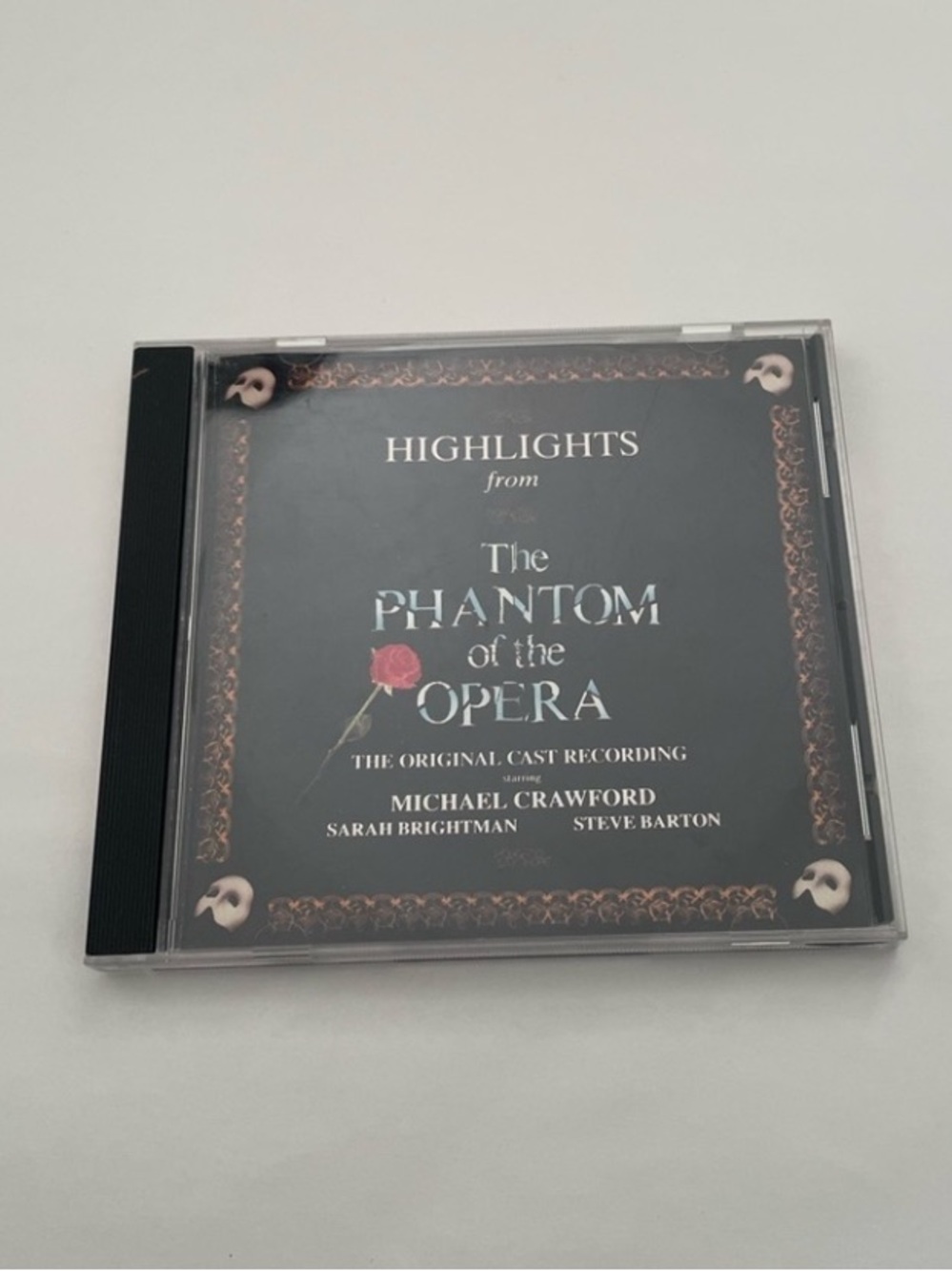 Highlights from
phantom of the opera original cast recording
CD